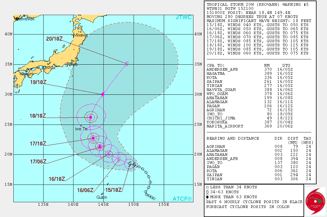 台風20号の進路予想を米軍JTWCでみてみた、2015年のシルバーウィークの天気はどうなる？